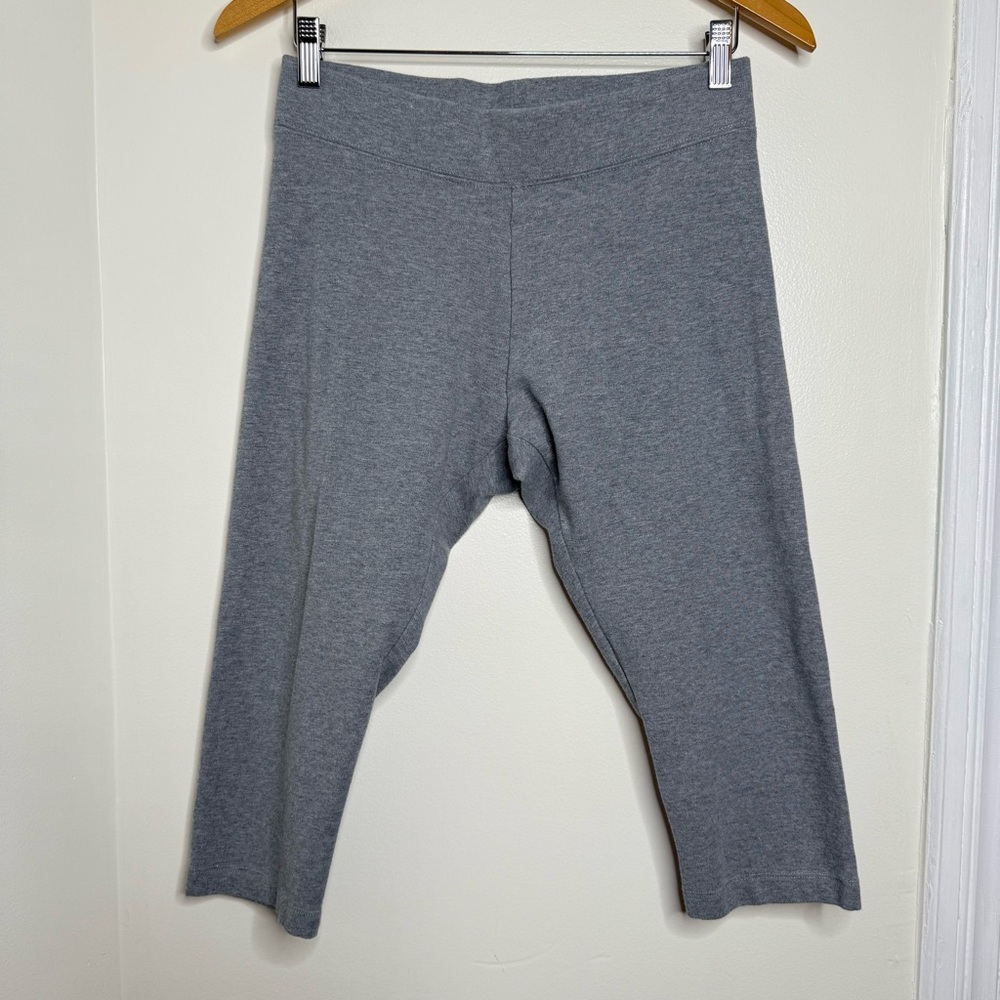 Coldwater Creek Gray Capri Leggings Women’s Size Medium Petite